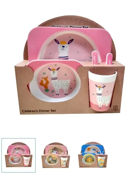 Children Bamboo Dinner Set